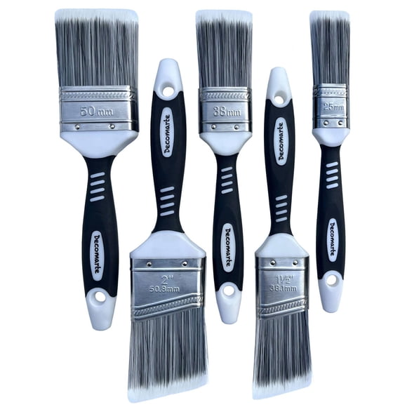 Set de pinceles Decomarte para gabinetes de pintura, paquete de 5