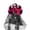 Hot Pink, variant on Decorr Halloween Headband for Women, 10" Gothic Skull Skeleton Hand Flower Crown with Detachable Spider Web Veil, Day of The Dead Cosplay Headpiece, Halloween Party Photo Prop, Hot Pink