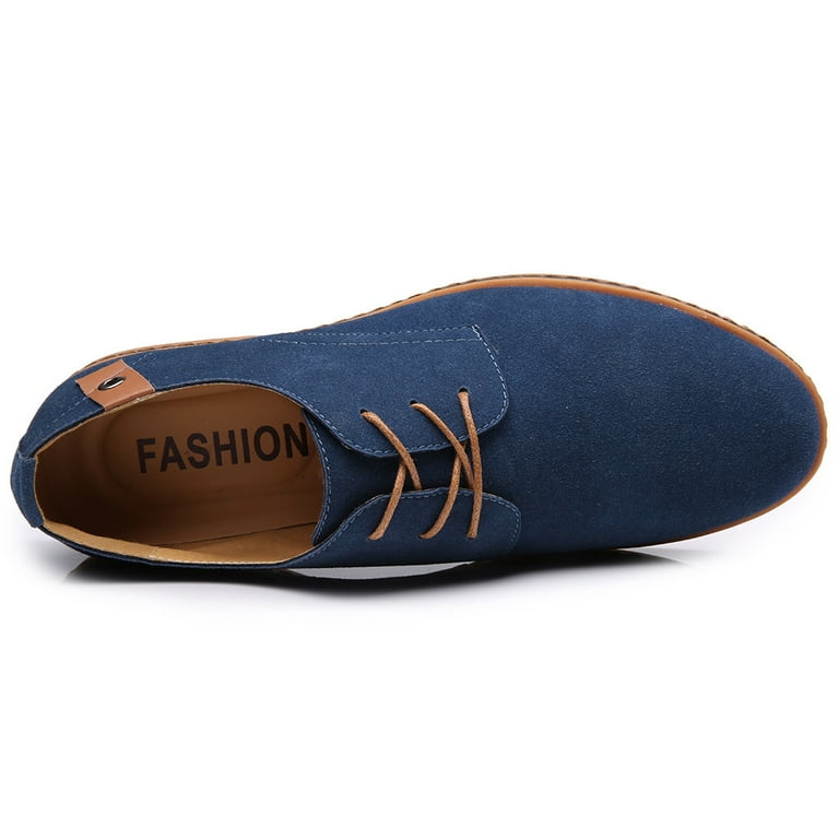 Blue suede deals shoes mens fashion