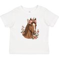 thumbnail image 3 of Inktastic Horse Girl Flowered Cute Girls Baby T-Shirt, 3 of 5