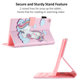 thumbnail image 3 of Cute Case for Fire HD 8, Smart Leather Protector Stand Wallet Cover for Fire HD 8 (Previous Generation - 8th Generation 2018 /7th Generation 2017 /6th Generation 2016 Release), Pink Smile Unicorn, 3 of 7