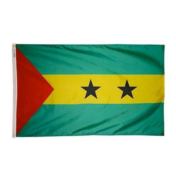 2 X 3 Pi Nyl-Glo Sao Tome & Drapeau de Principe