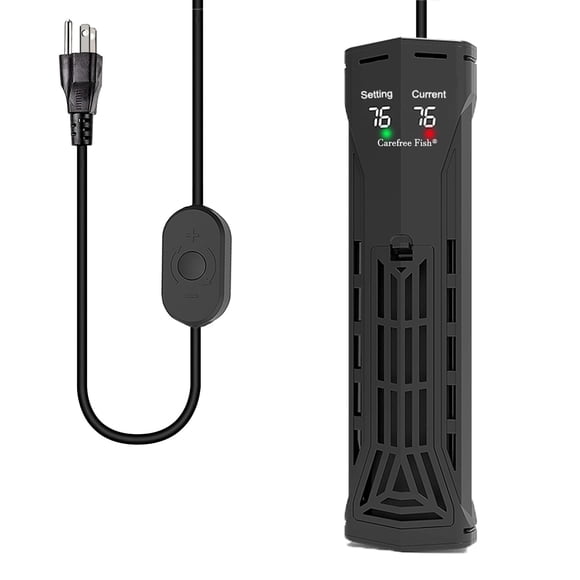 Calentador cerámico PTC Carefree Fish para acuarios, 200/300/500/800 W