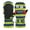 Green, variant on ZHaobin Cartoon Winter Snow Warm Ski Gloves kids baby Rope Snowmobile Mittens waterproof Snowboard Gloves for Girl Boy Beetle Pattern (Red,S)