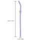 thumbnail image 5 of Press In Straw Pajita Larga Silicona para Hydroflask 40 Oz () Púrpura, 5 of 9