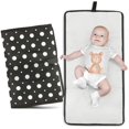 thumbnail image 1 of Cambiador de pañales portátil - Extra largo - Tapete de viaje para bebé liviano, plegable e impermeable - Esencial para registro de recién nacidos - Gran regalo de ducha para mamá o papá, 1 of 5
