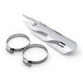 thumbnail image 1 of Motorcycle Chrome 9" Exhaust Pipe Cover Heat Shield Heel Guard w/Clamp UNIVERSAL, 1 of 3