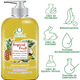 thumbnail image 2 of Jabón Líquido Antibacterial VivoNatural para Manos y Cuerpo aroma Tropical Fruit 480 ml con extracto de Aloe Vera, 2 of 3