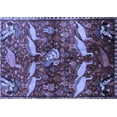 thumbnail image 1 of Ahgly Company Indoor Rectangle Animal Blue Traditional Area Rugs, 4' x 6', 1 of 4