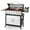 6 Burner Grill, Silver, variant on MF Studio 4 Burner Propane Gas Outdoor Grill with Side Burner Stainless Steel BBQ Grill