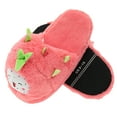 thumbnail image 4 of Cute Plush Fruit Pitaya Mangosteen Pineapple Slippers Kawaii avocado slippers for women (US 5-8, Pitaya), 4 of 4
