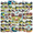 2A, variant on cartoon Baseball Stadium Stickers, Waterproof Baseball Stadium Sticker for Water Bottle Laptop Phone Cases Planner Skateboard Luggage Helmet Party Favor Decor, Ideal for Adults Teens Teacher Rewards