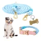 thumbnail image 1 of Correa Doble 2.4m Y Collar Para Perro. Set Nube Kewoow, 1 of 8