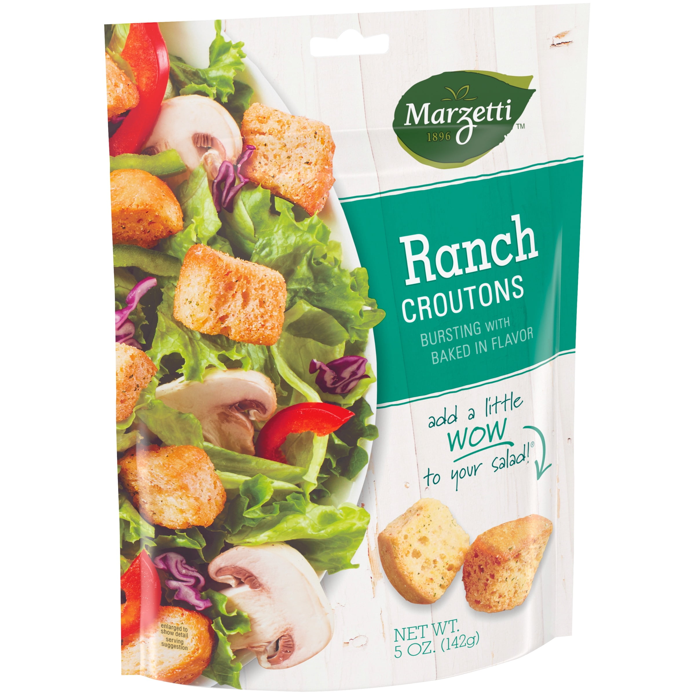 Marzetti Salad Topping Ranch Baked Croutons, 5 oz