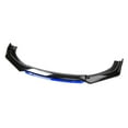thumbnail image 3 of 3x Universal Car parachoques delantero labio cuerpo Kit accesorio piezas automotrices reemplazo Suvs Splitter Spoiler Premium difusor cubierta , Azul negro, 3 of 7