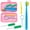 Invisible Orthodontic Pink Set, variant on Orthodontic Oral Care Kit with Case – Designed Specifically for Braces, Includes a Detachable Toothbrush, Interdental Brushes, Tongue Scraper, Brace Remover, and Bite Block – For Daily Use and Travel