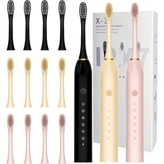 Brightline - Rechargeable Electric Toothbrush with 2