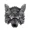 Silver, variant on AlevRam Wolf Animal Half Face Mask for Adults, Lightweight Foam Costume Mask for Halloween Cosplay Masquerade Carnival Party