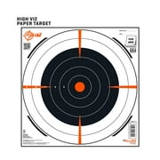 Ez Aim Bullseye Paper Shooting Targets by Allen Company, 12x12, 0.35 lbs,100-Pack, Multi-Color