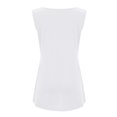 thumbnail image 5 of Women's Plus Size Tank Top Cotton Blend Sleeveless Crew Neck T-Shirts Tops Casual Tees Tunics Shirts, 5 of 5