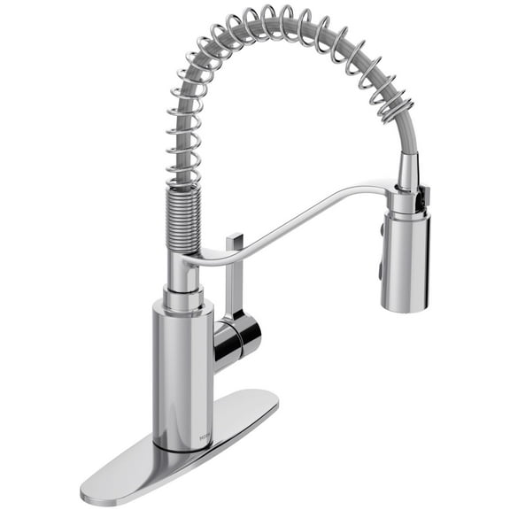 Moen 5926 Genta Lx 1.5 GPM Single Hole Pre-Rinse Pull Down Kitchen Faucet - Chrome