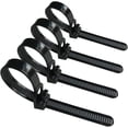 thumbnail image 1 of [50 Piezas] Corbatas de cable reutilizables, Canwn Nylon Heavy Duty Zip Ties Mini Cable Flexible Tidies Slipknot Straps (Negro), 1 of 4