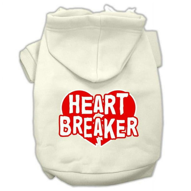 Heart Breaker Sérigraphie Hoodies Taille Crème XXL (18)