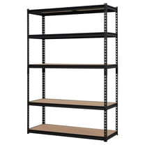 KOKEBREN 5 Tier Storage Shelving Heavy Duty, 48" W x 24" D x 72" H Adjustable Metal Shelving Unit, 2000Lbs Capacity,Storage Shelf for Garage,Warehouse