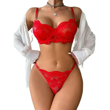 

Women Plain Sexy Sets Red Sexy Lingerie S