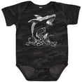 thumbnail image 3 of Inktastic Great White Shark Jumping in White Boys or Girls Baby Bodysuit, 3 of 5