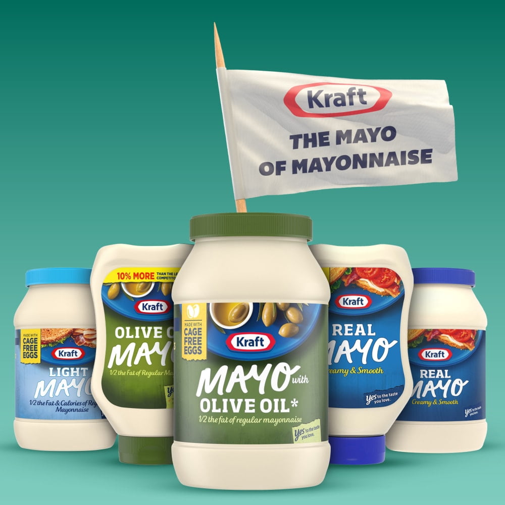 Kraft Reduced Fat Olive Oil Mayo 30 fo - 3 Pack