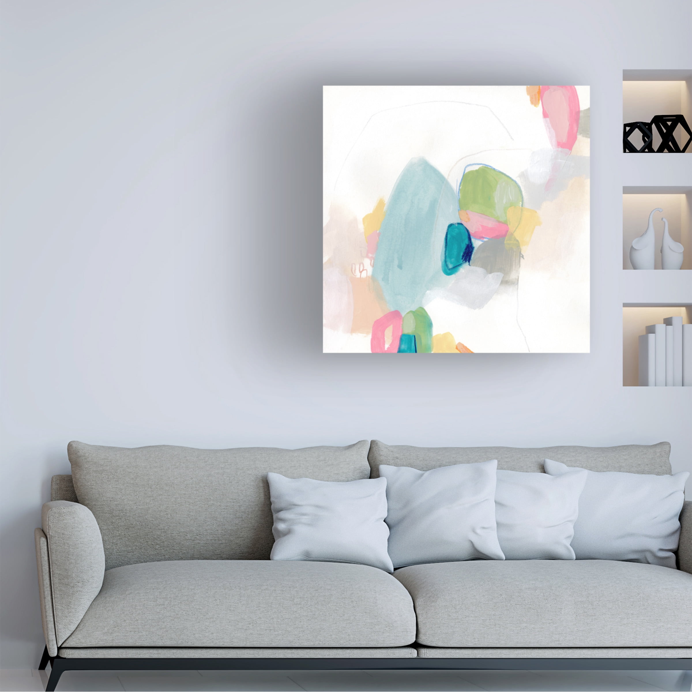 June Erica Vess 'Candy Jacket II' Canvas Art