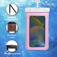thumbnail image 3 of Funda flotante impermeable para teléfono Sonix con cordón, color rosa, 3 of 9