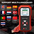 thumbnail image 6 of 12V Car Battery Tester 40-3000 CCA Lithium Battery Test Lead Acid Battery Analyzer LED Display with QR Code, 6 of 7