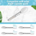 thumbnail image 5 of Capsule Filling Spatula 10PCS Stainless Steel Lab Spoon Mini Scoop for Fast Gel Cap Capsule Filling Pill Filler Machine, 5 of 5
