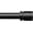 Black, variant on Curtain Rods for Windows 16 to 48 or 60 Inches Max Adjustable Length 1 Inch Diameter Window Curtain Rod with Aluminium Finials, Gold