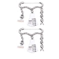 thumbnail image 2 of MasteelfCA 2pcs Creative Microscope Breastpin Simple Style Brooches Unnique Brooch Pin Costume Props Decoration Graduation Gift for Students, 2 of 7