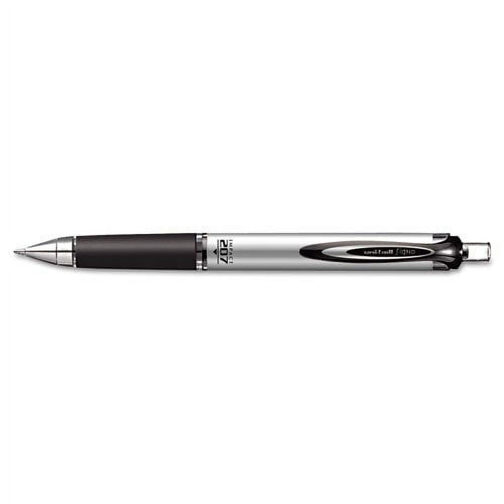 Uni-ball Impact RT Retractable Bold Point Gel Pens, 5 Black Ink Pen (65870)