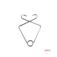 thumbnail image 1 of fashionhome 100pcs Drop Ceiling Hook Clips Fish Fish shape metal ceiling hook Shape Metal Hook T-Bar Grid Wire Suspended Ceiling Hanger, 1 of 9