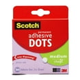thumbnail image 4 of Scotch Medium Adhesive Dots 010-300M Craft Photo Easy Dispensing Clear, 6 Packs, 4 of 11