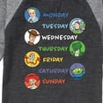 thumbnail image 3 of Toy Story - Days of the Week - Toddler And Youth Raglan Graphic T-Shirt, 3 of 4