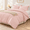 Blush-Twin, variant on Full Sizeforter Sets Blush Pink Pom Fringe Bedding Set 3