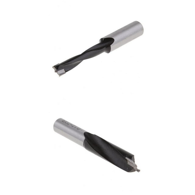 Brocas de perforación shamjiam Smooth Point herramienta de carpintería plateada 7 mm 12 mm