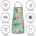 thumbnail image 6 of Pofeuu Cute Pineapples Print Aprons with Pockets, Cute Aprons for Kitchen, Cooking, Server, Barber, Chef Apron, 6 of 7