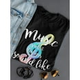thumbnail image 3 of Music Is The Sound Of Feeling Shaped T-Shirt Women -Smartprints Designs, Female x-Large, 3 of 4