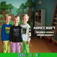 thumbnail image 5 of Minecraft Characters Boys Long Sleeve T-Shirt, 3-Pack Bundle Set for Kids and Toddlers (Sizes 4-16), 5 of 6