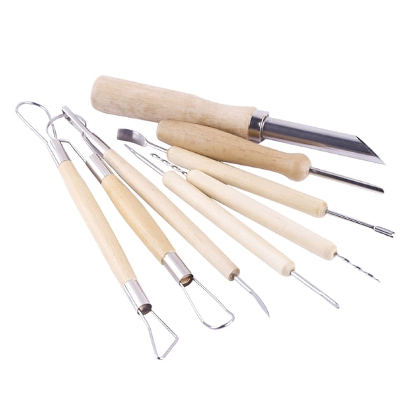 TELOLY 8Pcs Professional Pumpkin Carving Tool Kit Easily Carve Sculpt Halloween Jack-O-Lanterns with Scoops Scrapers Saws Loops