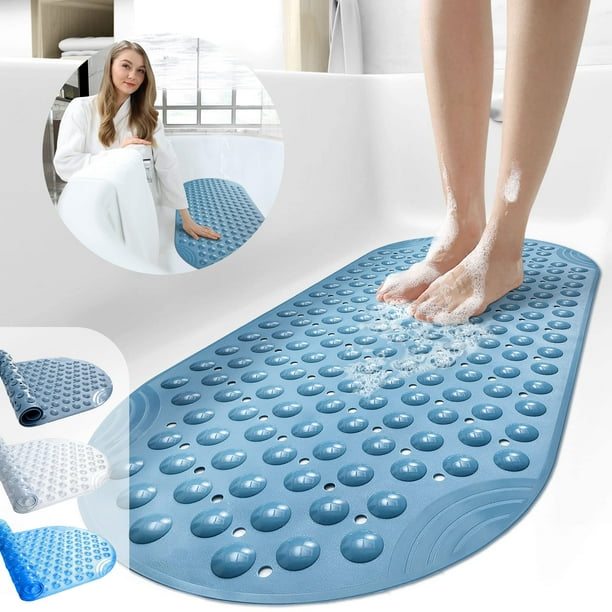 Semfri Bath Tub Shower Mat Non Slip Shower Floor Mats for Bathroom Bath