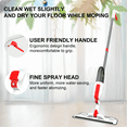 thumbnail image 3 of Spray Mops for Floor Cleaning - 360° Rotating Wet Dry Microfiber Mop with 350ML Refillable Bottle - Floor Mop with Spray for Hardwood, Tile, and Laminate Floors, 3 of 8