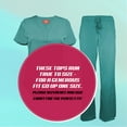 thumbnail image 4 of Natural Uniforms Women's Ultra Soft Stretch Drop-Neck 2 Pocket Scrub Top and Pants 82009200N (Teal, Small), 4 of 7